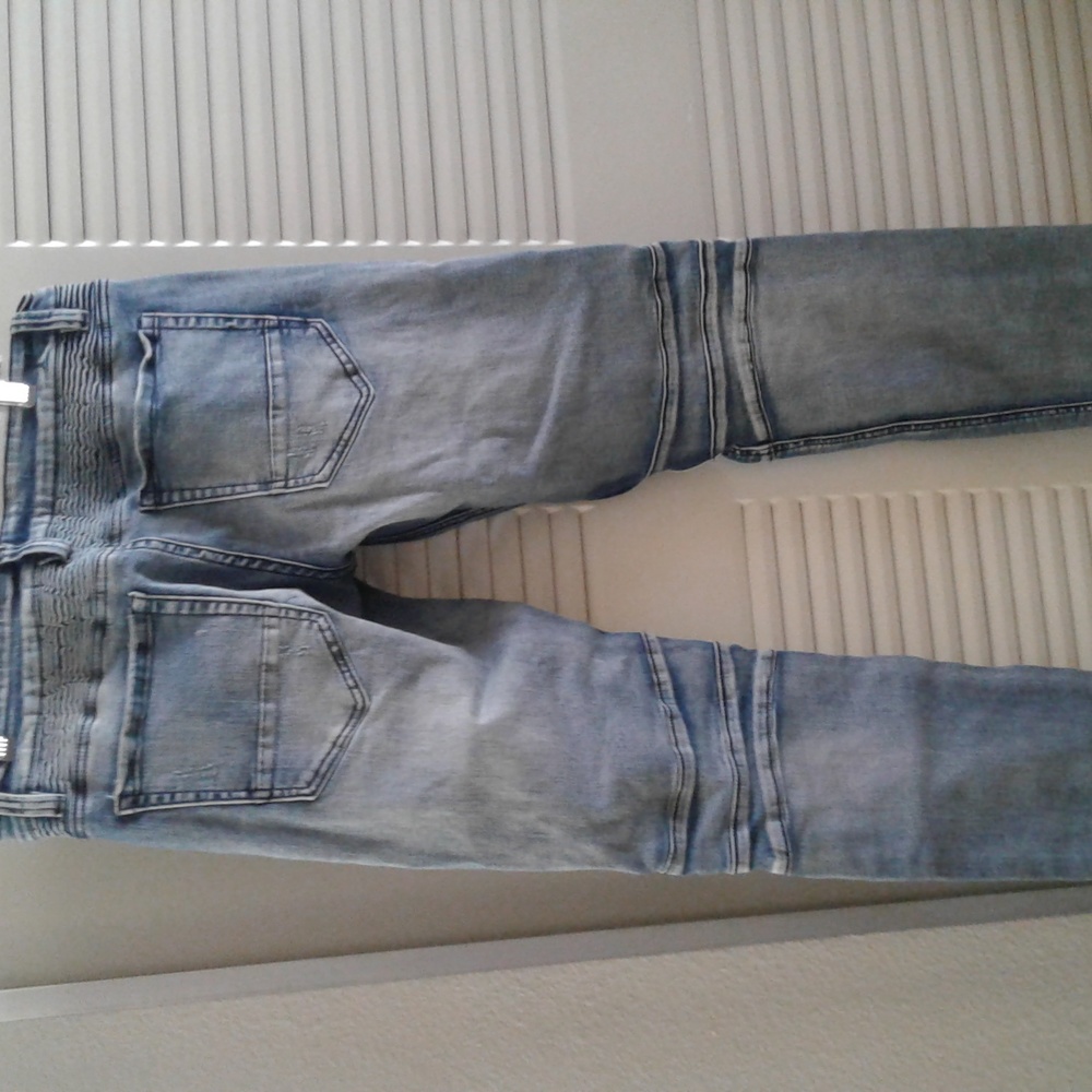 Mens Kilogram Distressed and Ribbed Jeans - Picture 4 of 7